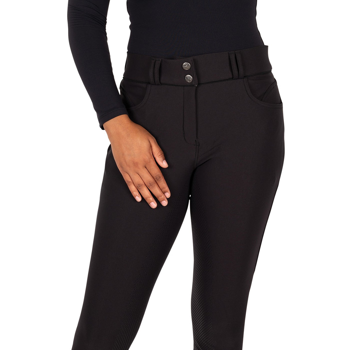 Elation Platinum Hudson Pantalon d'équitation taille haute à fond intégral