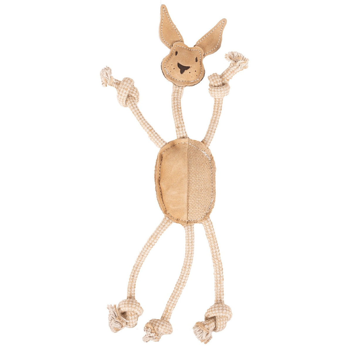 Jouet pour chien lapin en jute et corde Shedrow K9