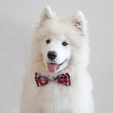 Lulubelles by Huxley & Kent Buffalo Check & Snow Bow Tie