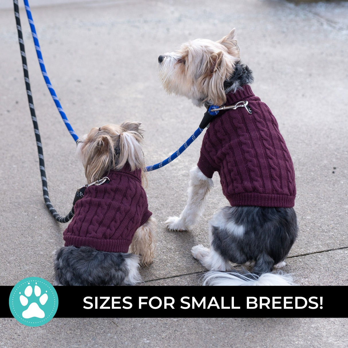 Shedrow K9 Brentwood Cable Knit Dog Sweater
