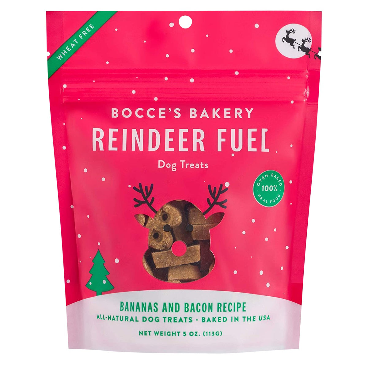 Bocce's Bakery Reindeer Fuel Dog Treats 6 oz.