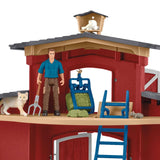 Grange rouge de la ferme Schleich