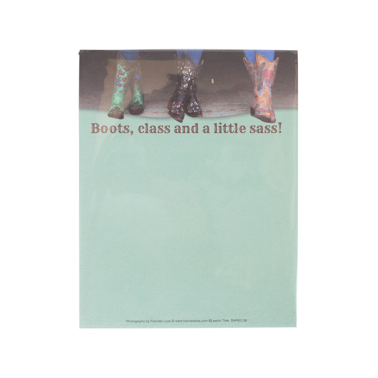 Bloc-notes Leanin' Tree Cowgirls en bottes